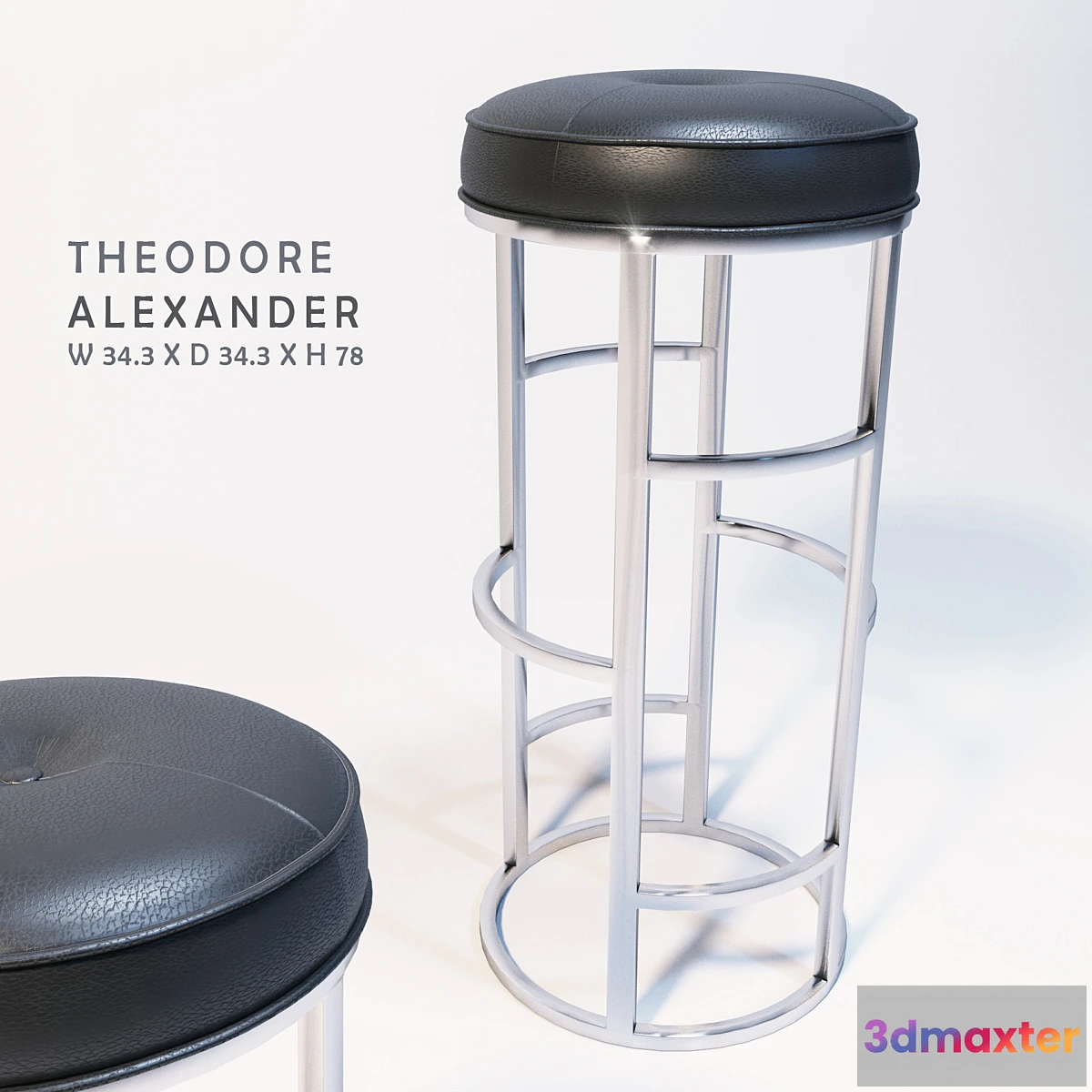 1287242 - Westmacott Bar Chair 3D Max