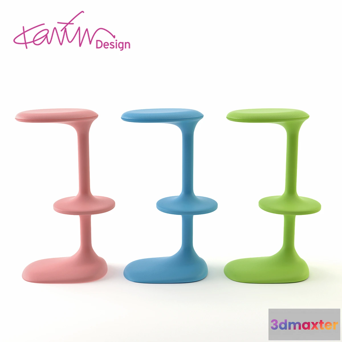 1287244 - Barstool Karim Rashid Kant Casamania 3D Max