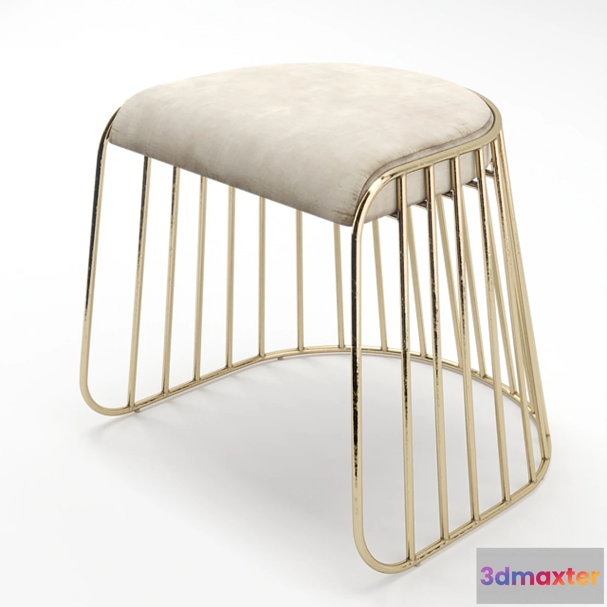 1288382 - Bride’s Veil Low Stool 3D Max