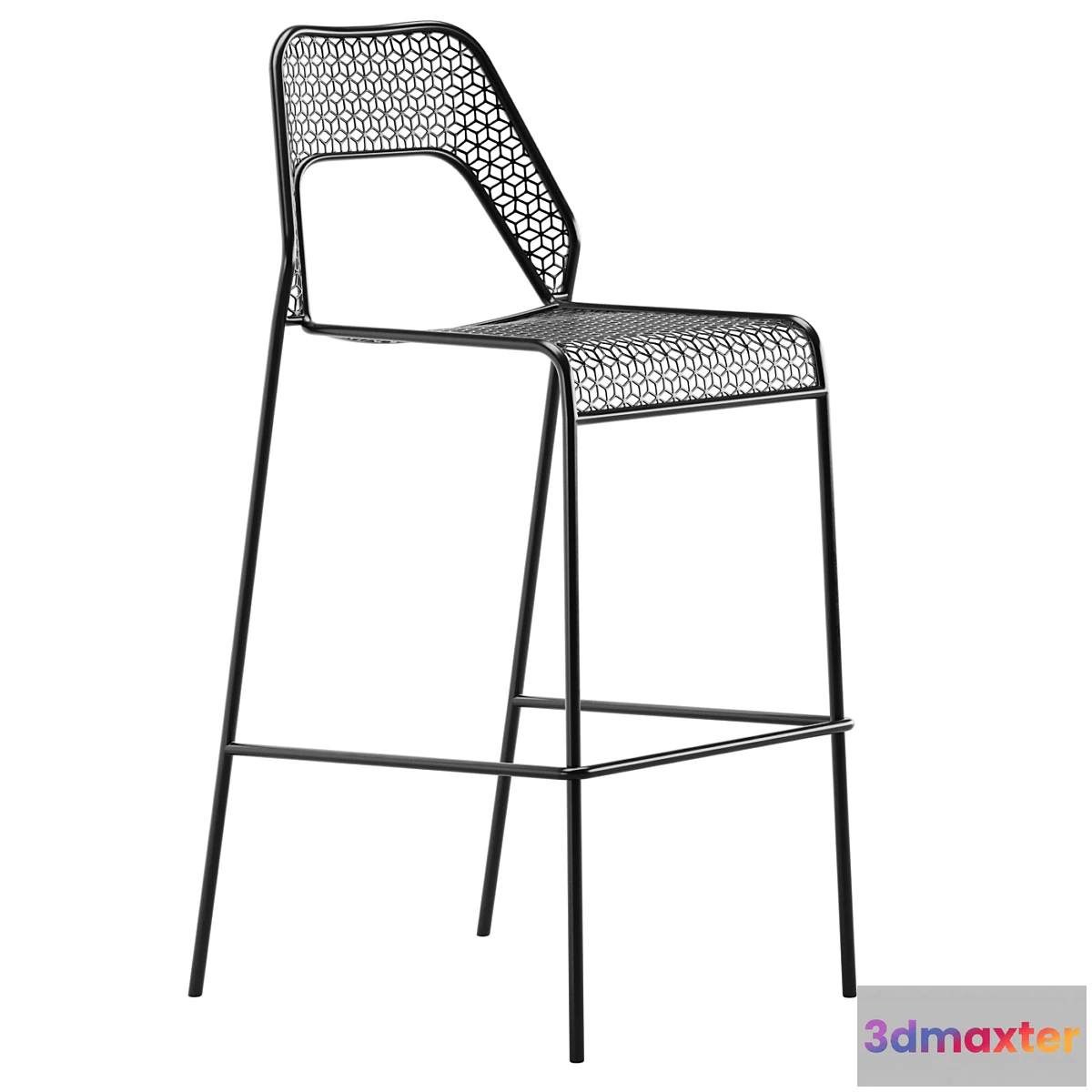 1293903 - Hot Mesh Barstool by blu dot 3D Max