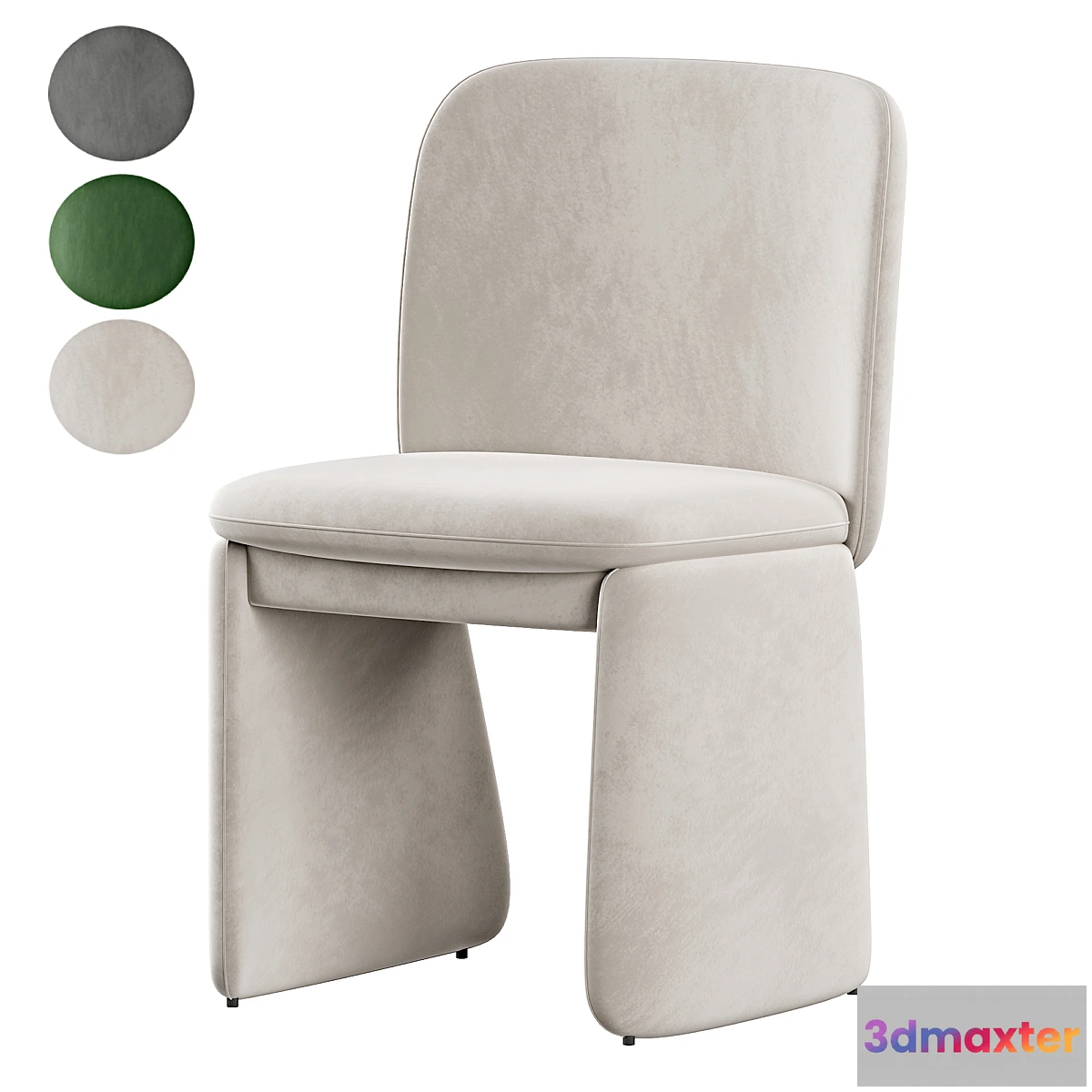 1295341 - Evie dining chair 3D Max