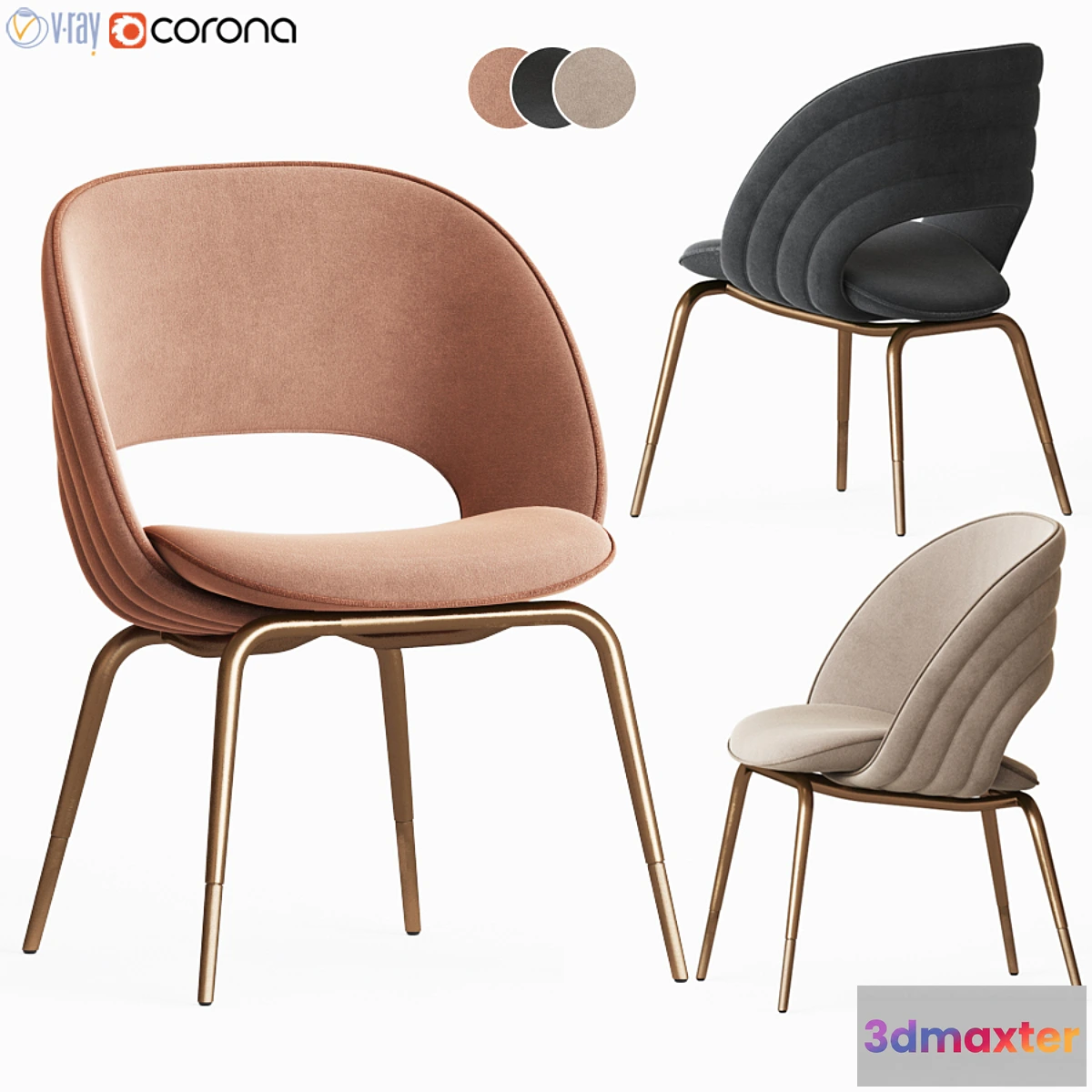 1296078 - Kylo Dining Chair Visionnaire 3D Max