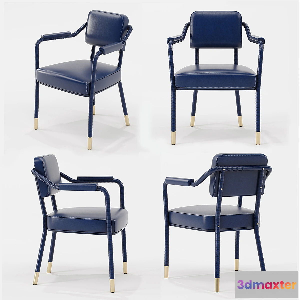 1297579 - Easton dining chair by And Objects 3D Max