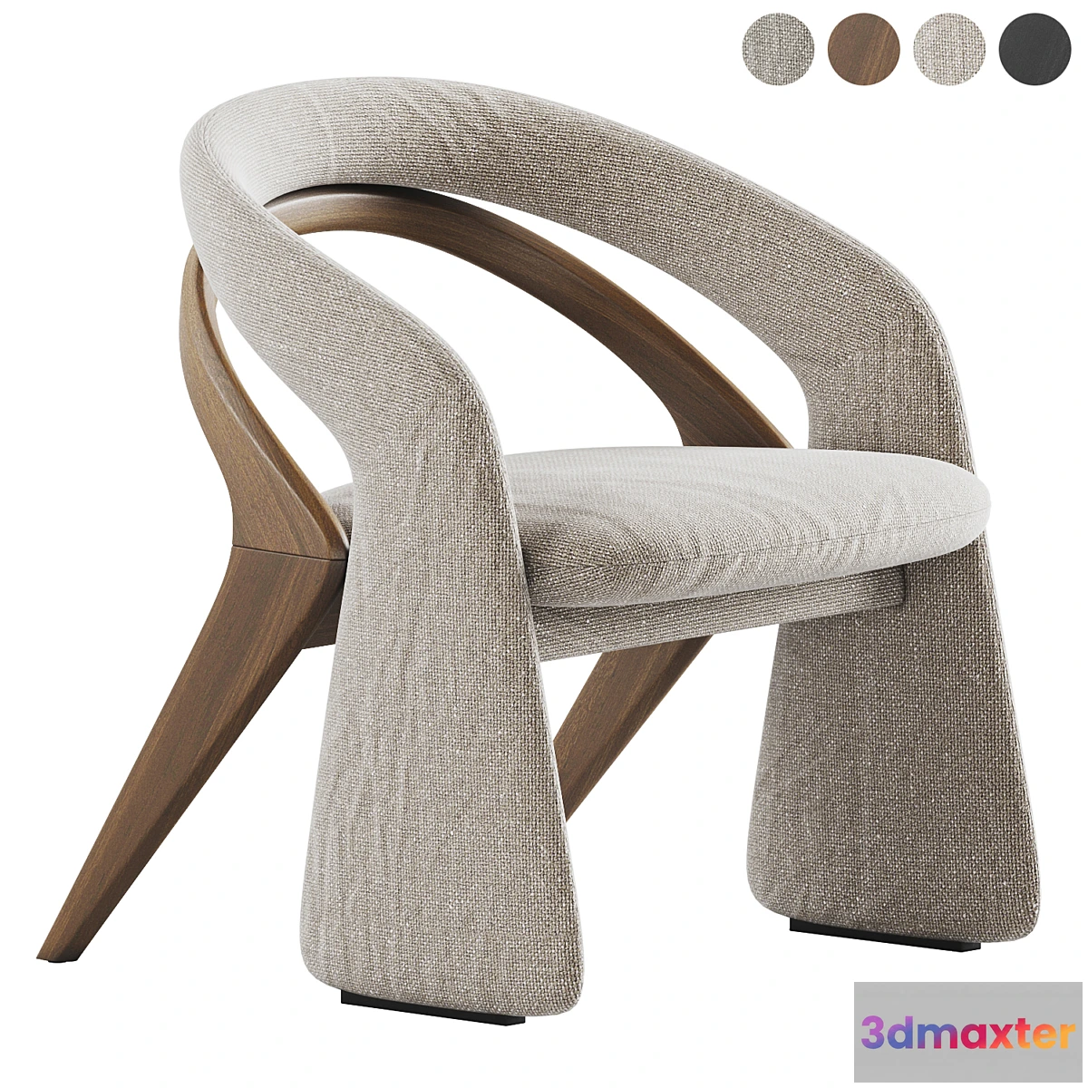 1297999 - Olga Dining Chair 3D Max