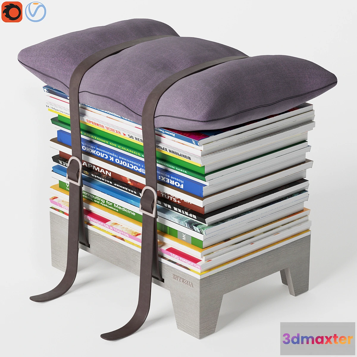 1300082 - Interia stool 3D Max