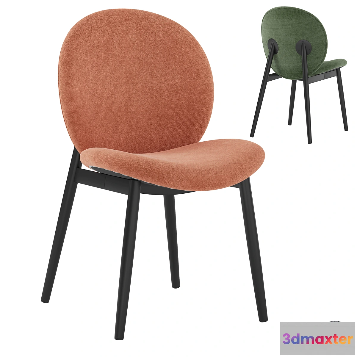 1300502 - Stool group Eliot 3D Max