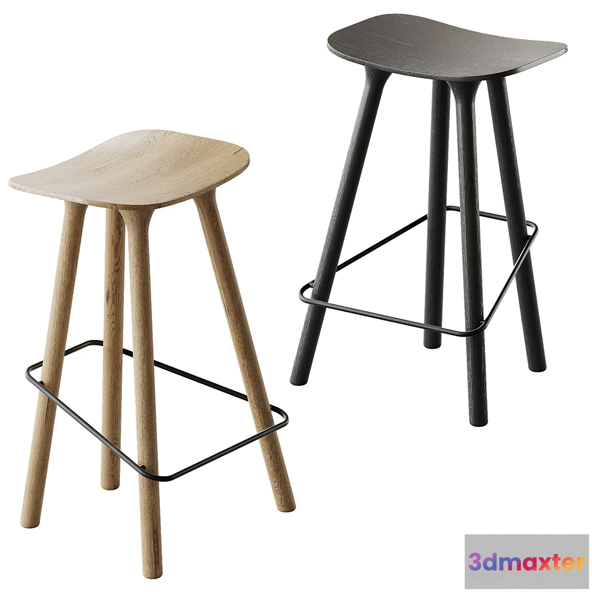 1300516 - Bar stool Cot W from Nunc 3D Max