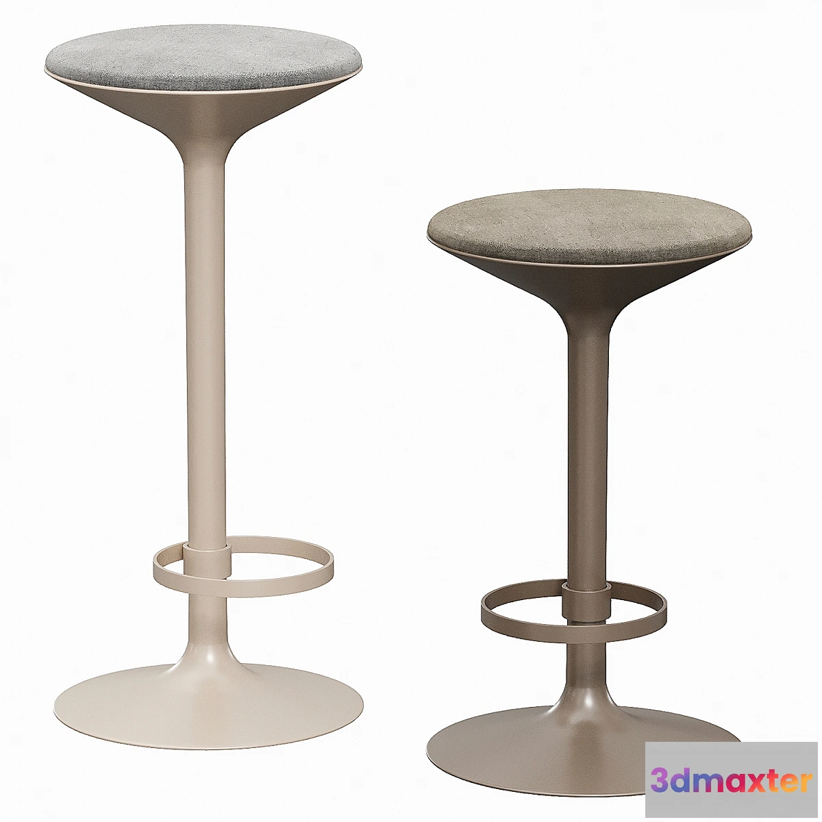1303356 - Bar stool Hula BQ2796 Andreu World 3D Max