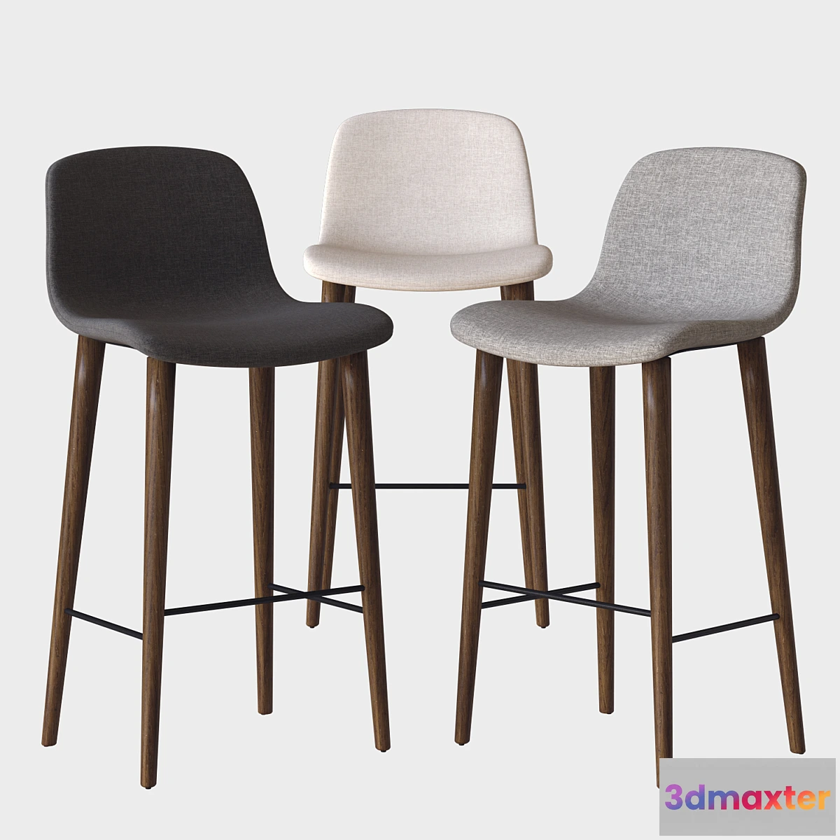 1304346 - BACCO bar stool 3D Max