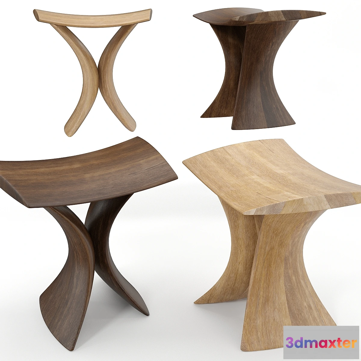 1305807 - Stool Torii Porada 3D Max