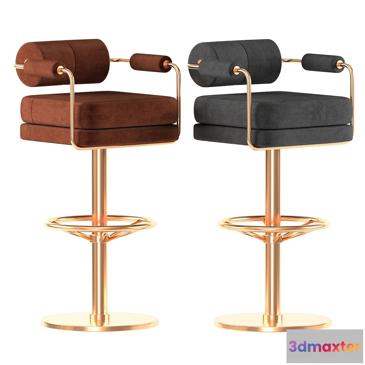 1308060 - BAR CHAIR ANDERSON - No.2 3D Max