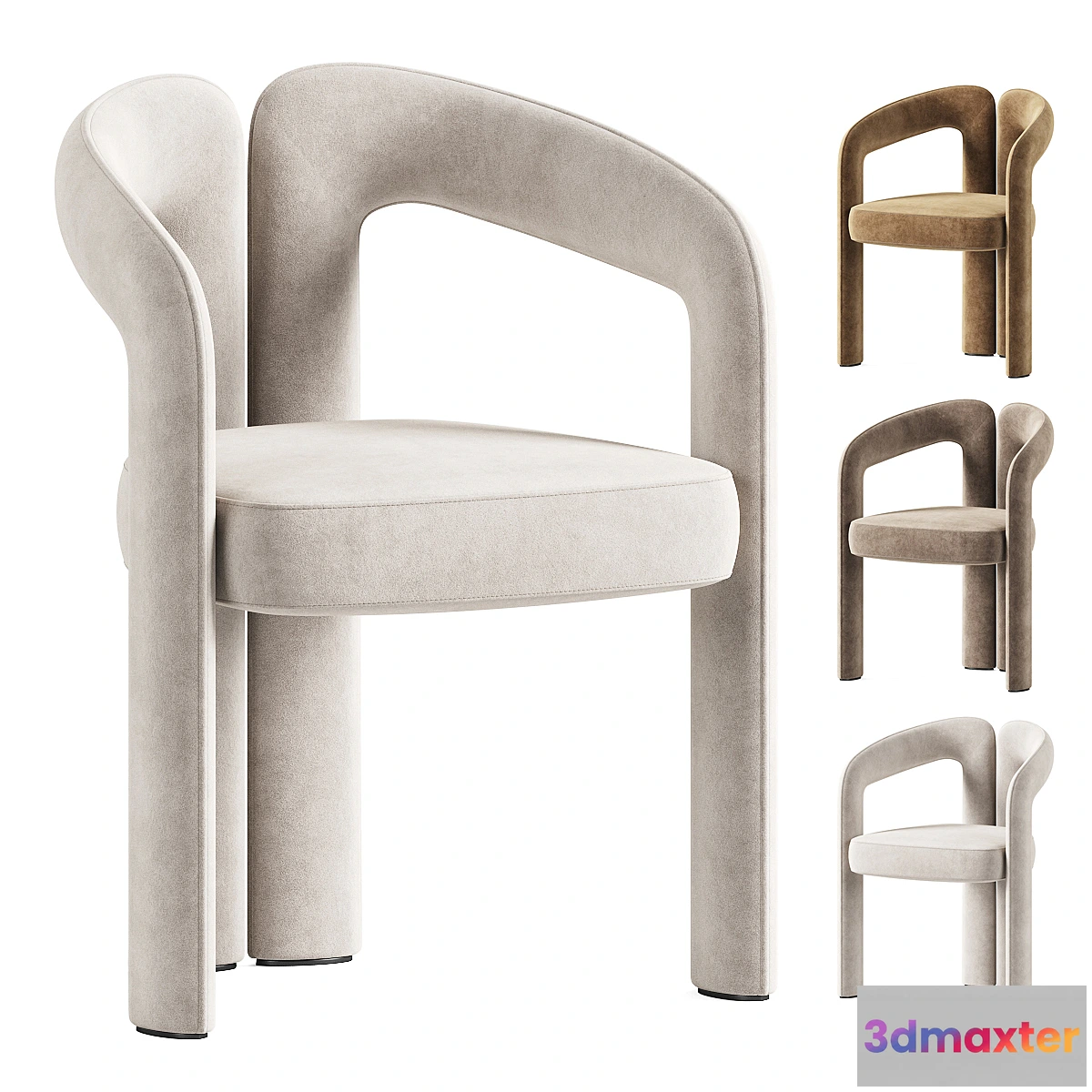 1309260 - Dudet Chair Cassina 3D Max