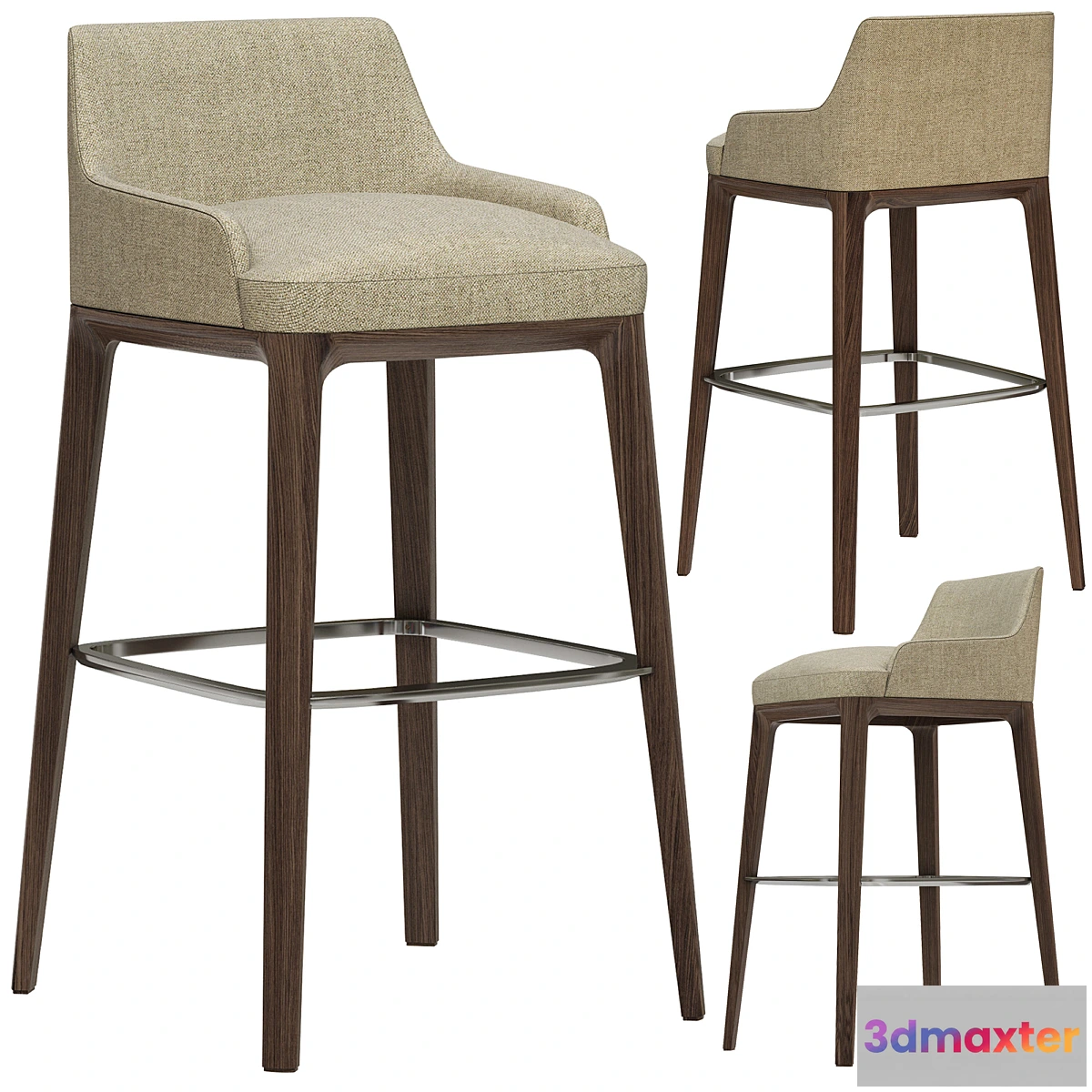 1309580 - Poliform SOPHIE bar stool 3D Max