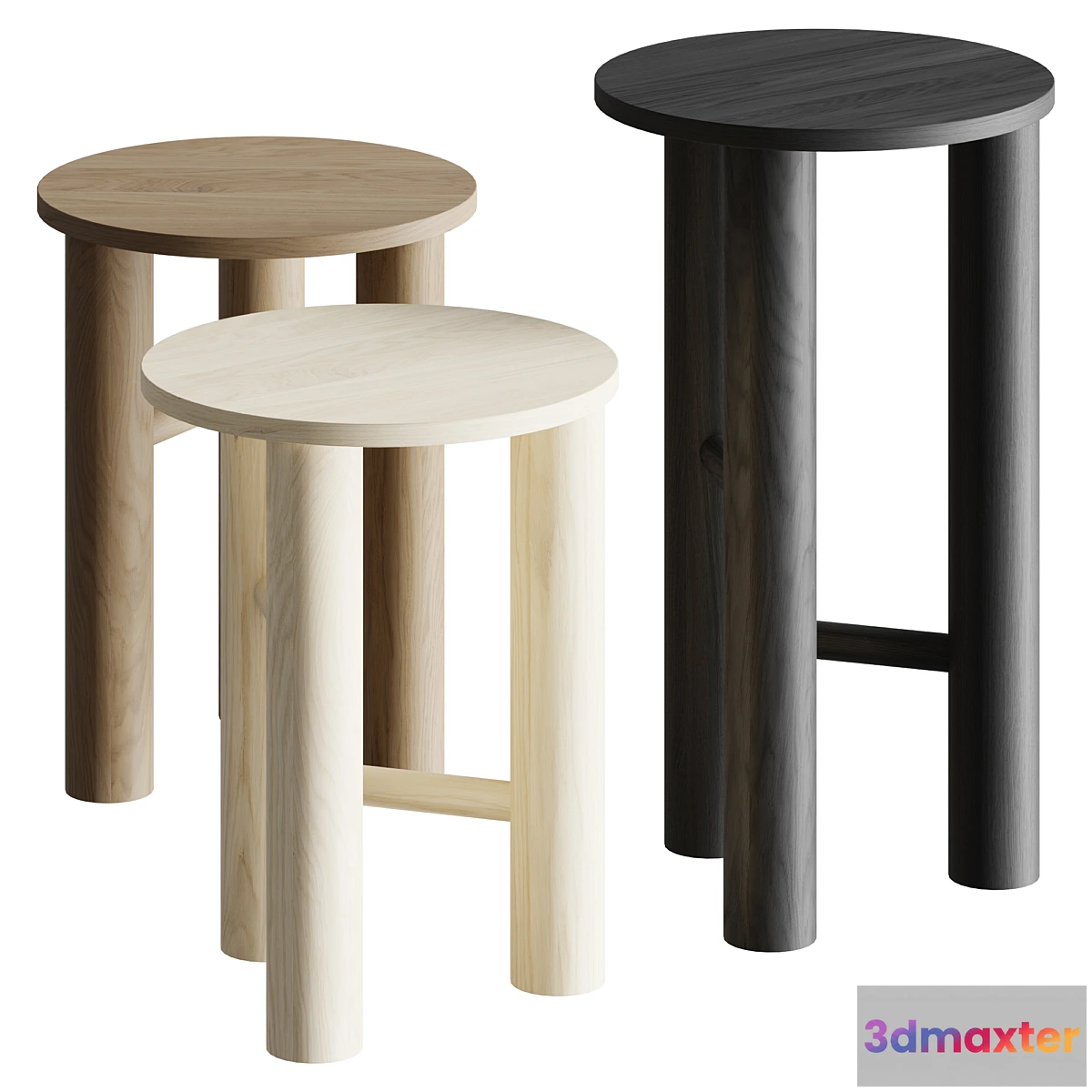 1311415 - Found LAD  Stool - No.2 3D Max