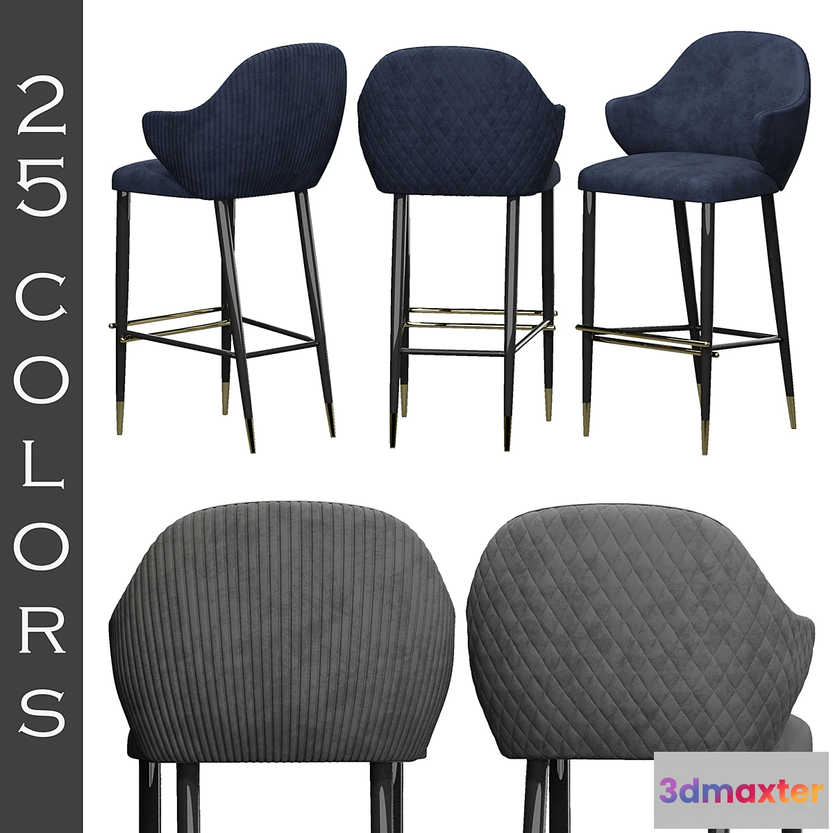 1311479 - Bar stool Capital Collection DIVA 3D Max