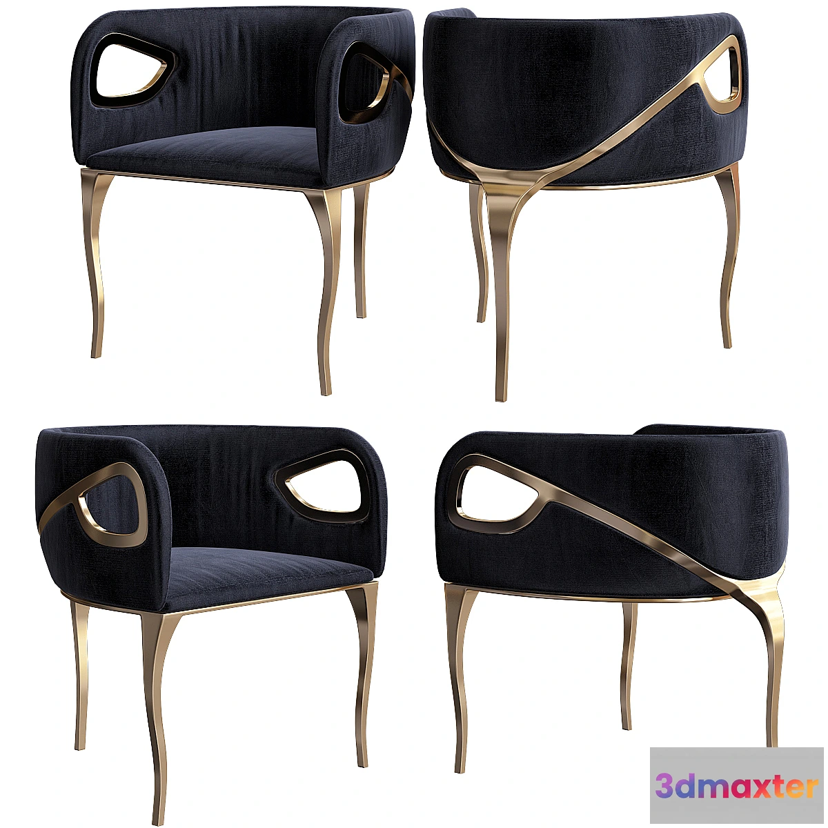 1314283 - Koket Chandra Chair 3D Max