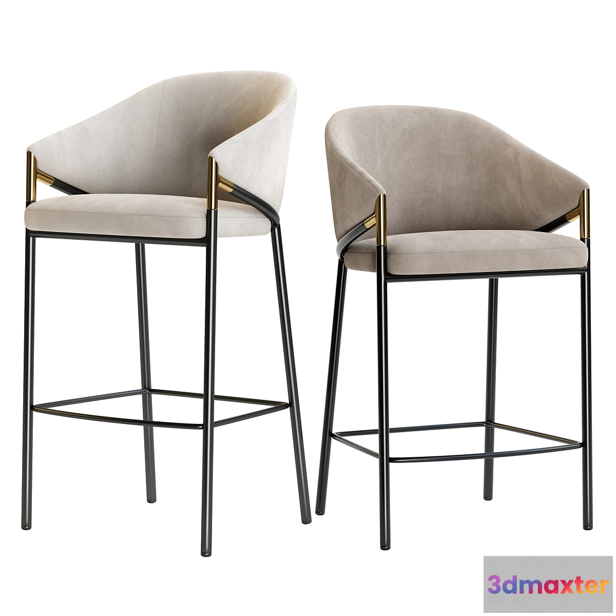 1314562 - Euler Counter & Bar Stool 3D Max
