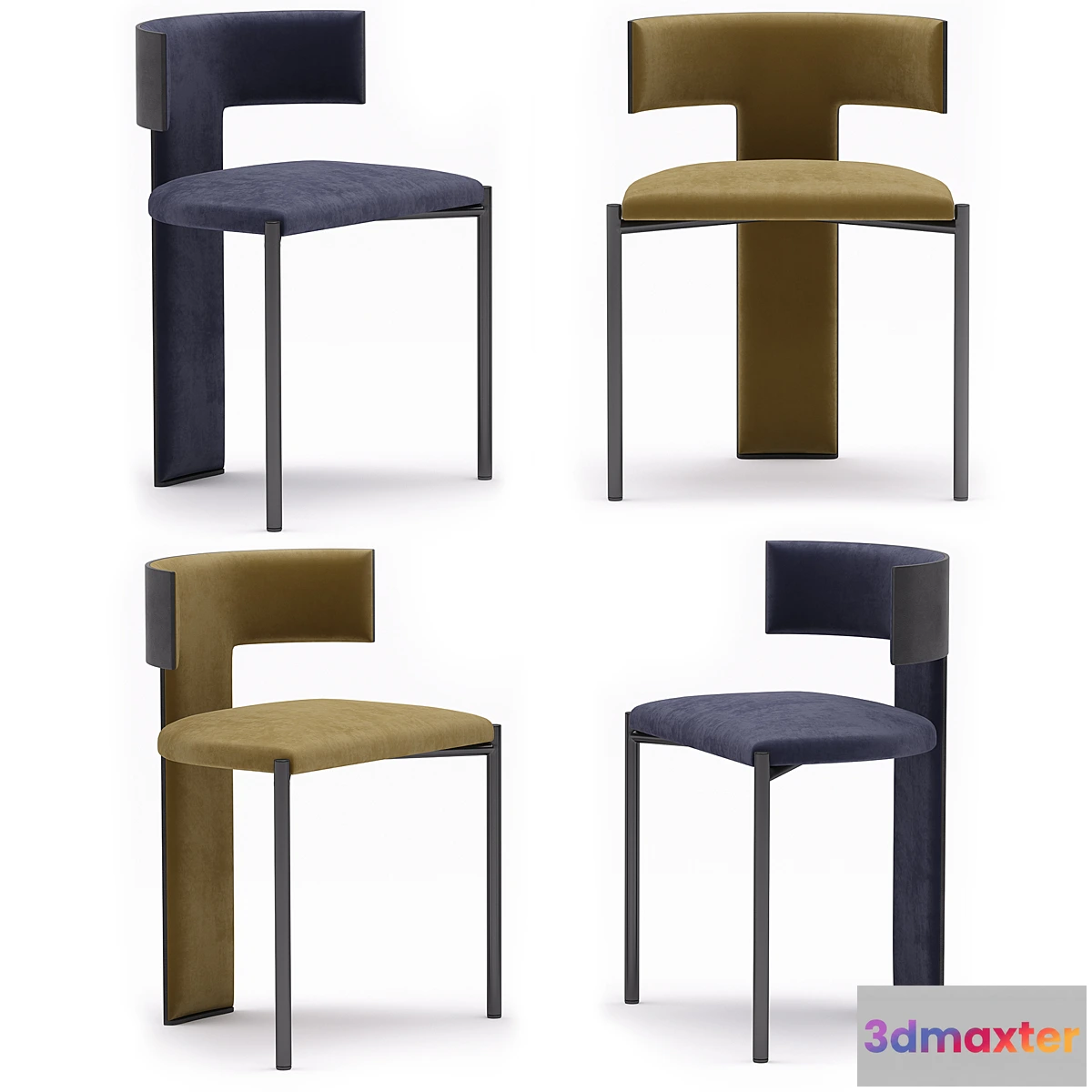 1315017 - Baxter Zefir Chair 3D Max
