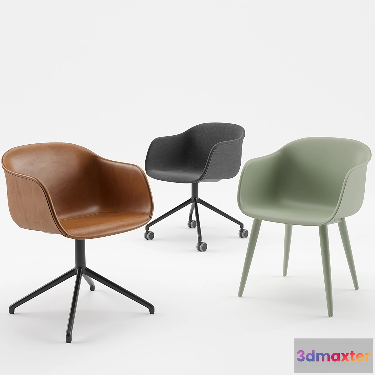 1317590 - Muuto Fiber Armchair 3D Max