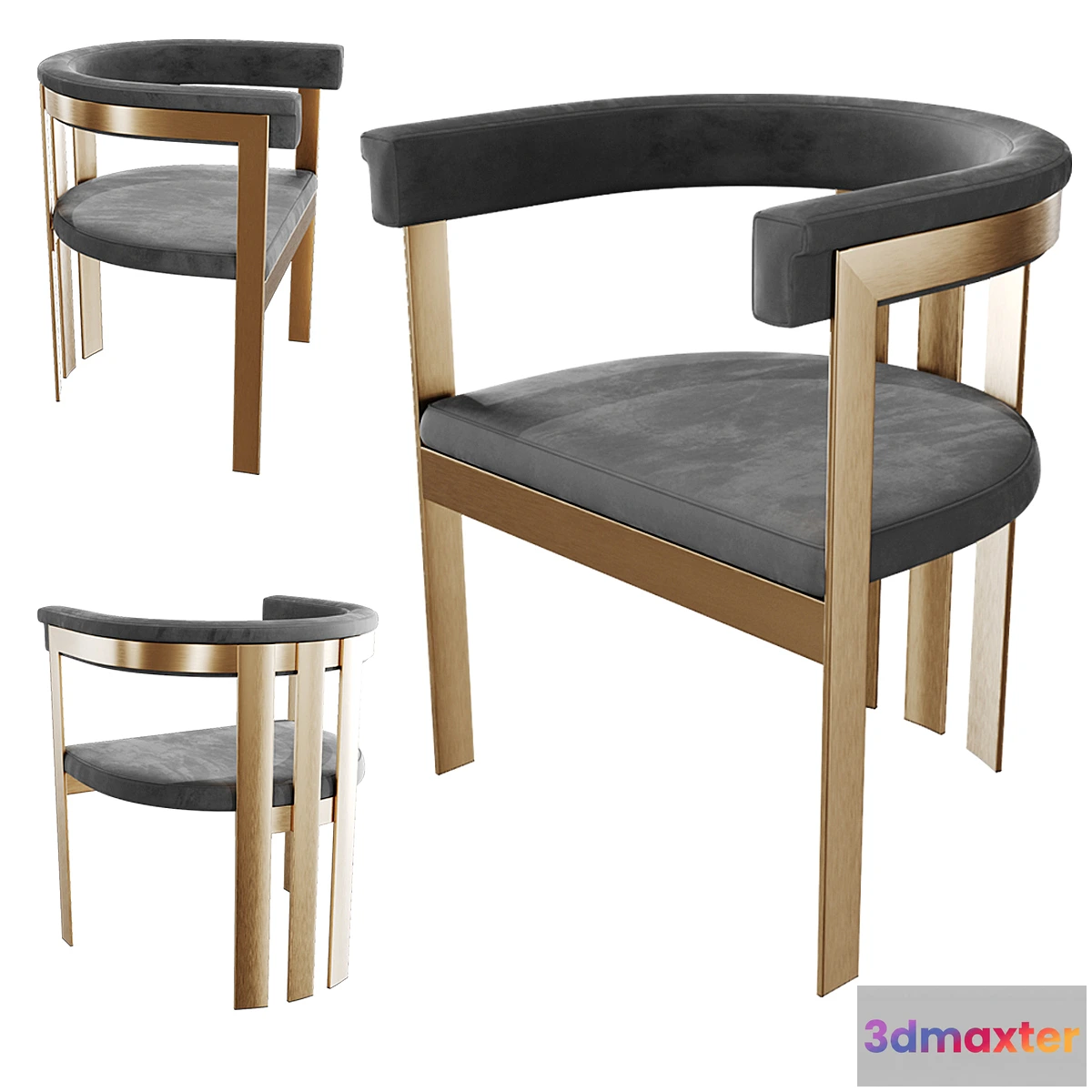 1318792 - eichholtz dining chair 3D Max