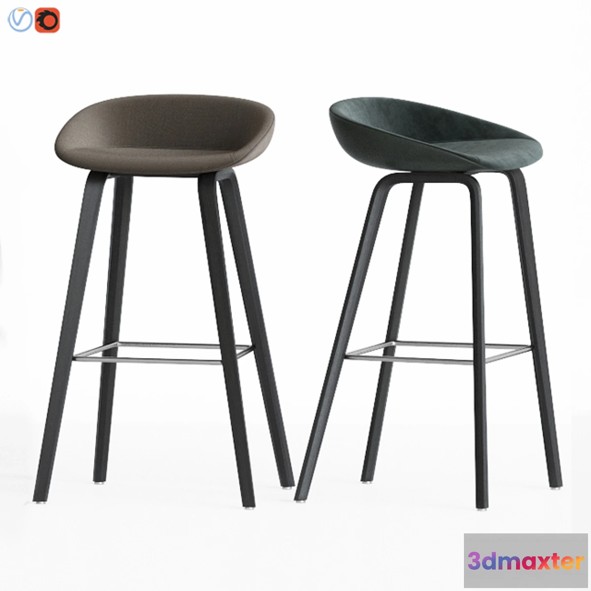 1320043 - Hay Aas 32 Barstool 3D Max