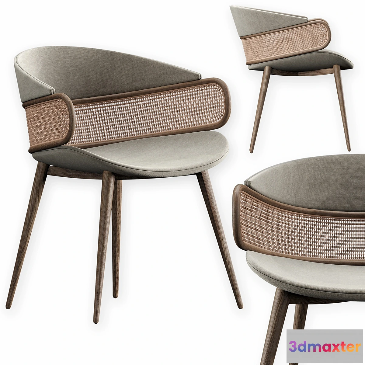 1320292 - AlmaDeLuce Mudhif Dining Chair 3D Max