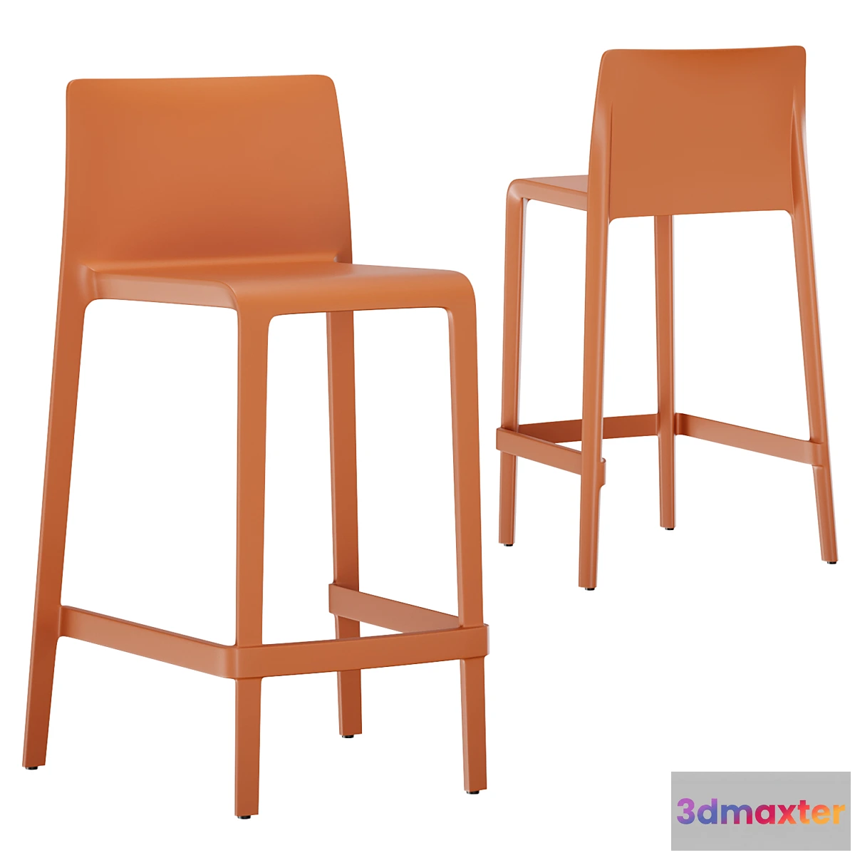 1321065 - Bar stool VOLT 677 from PEDRALI - No.2 3D Max