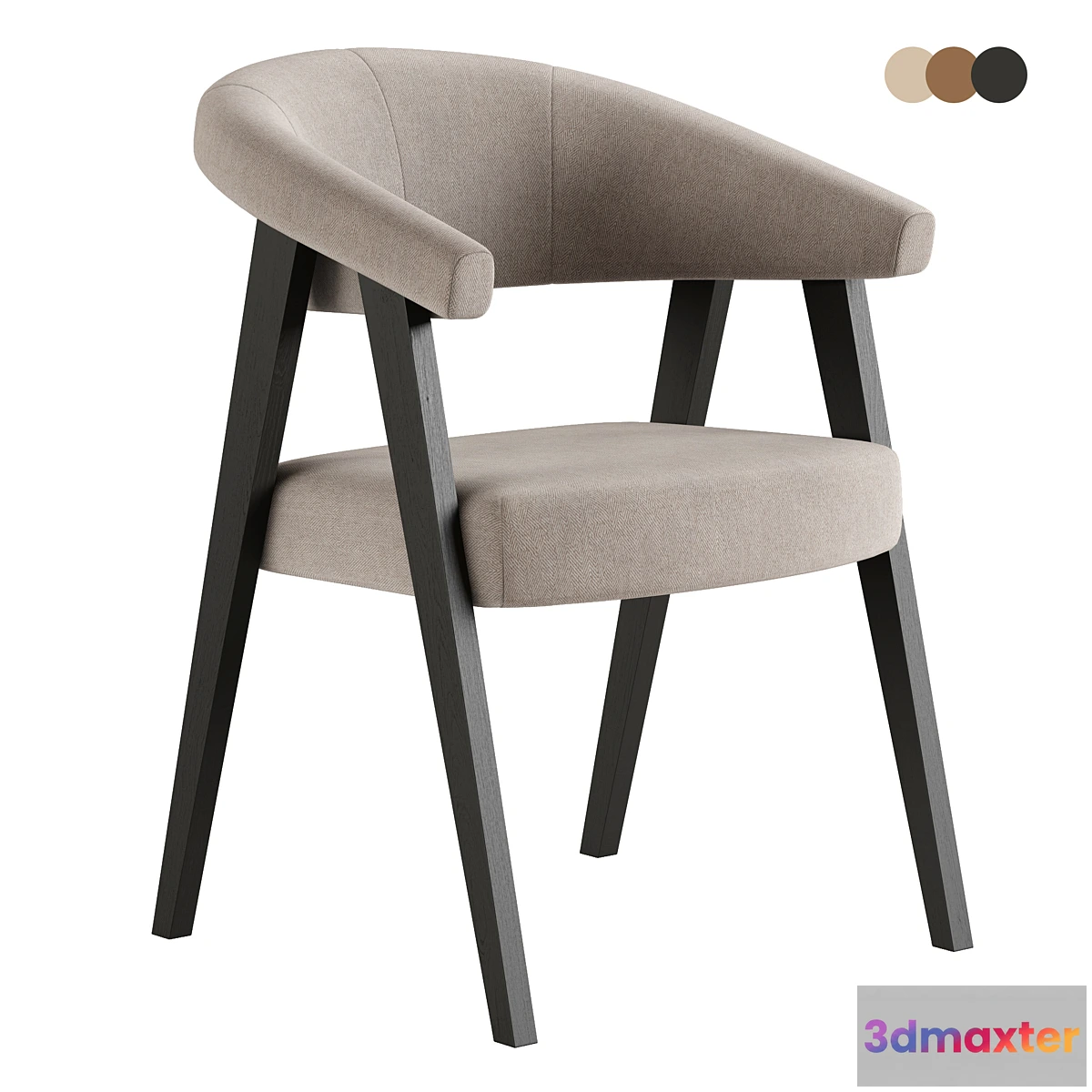 1324041 - Texas 2 dining chair 3D Max