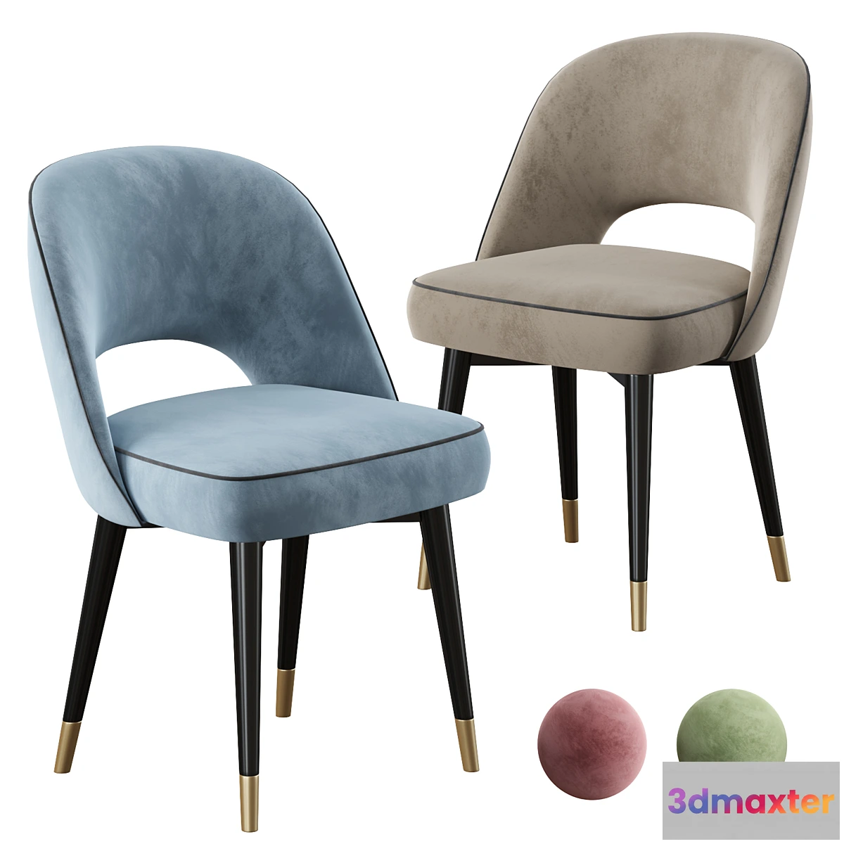 1324904 - Eichholtz Dining Chair Cliff 3D Max