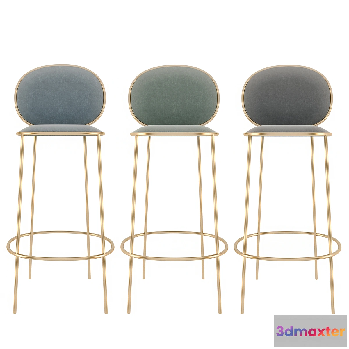 1325011 - Stay bar stool 3D Max