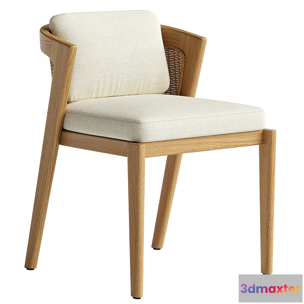 1325541 - Restoration Hardware Malta Dining Chairs 3D Max