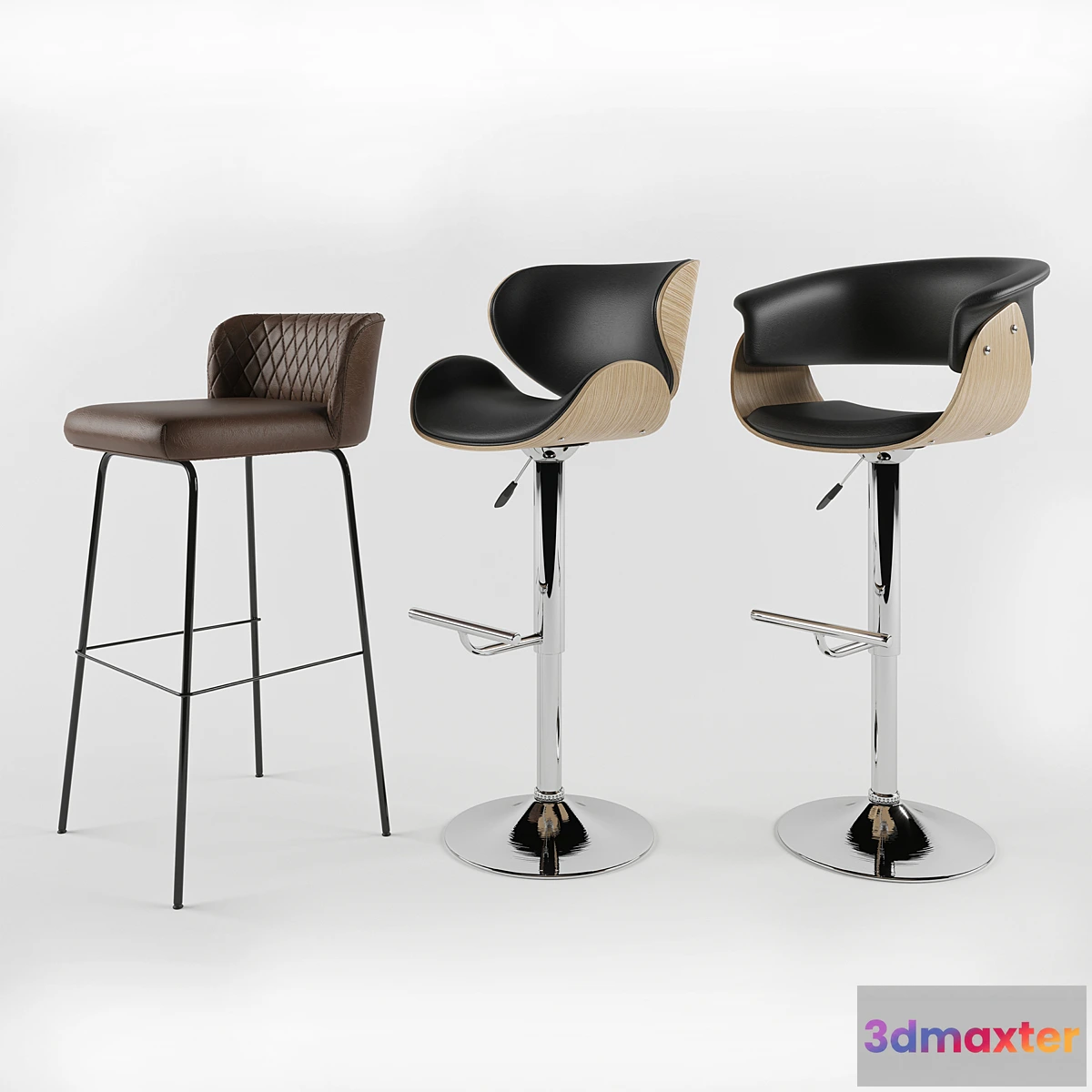 1325710 - Halmar bar stool 3D Max