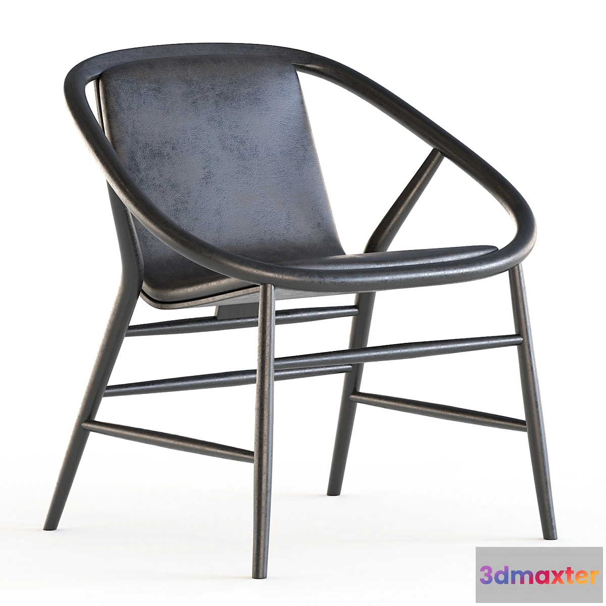 1326190 - Eve Chair Black 3D Max