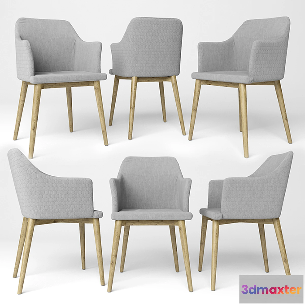 1327119 - La Forma Danai Dining Chair 3D Max