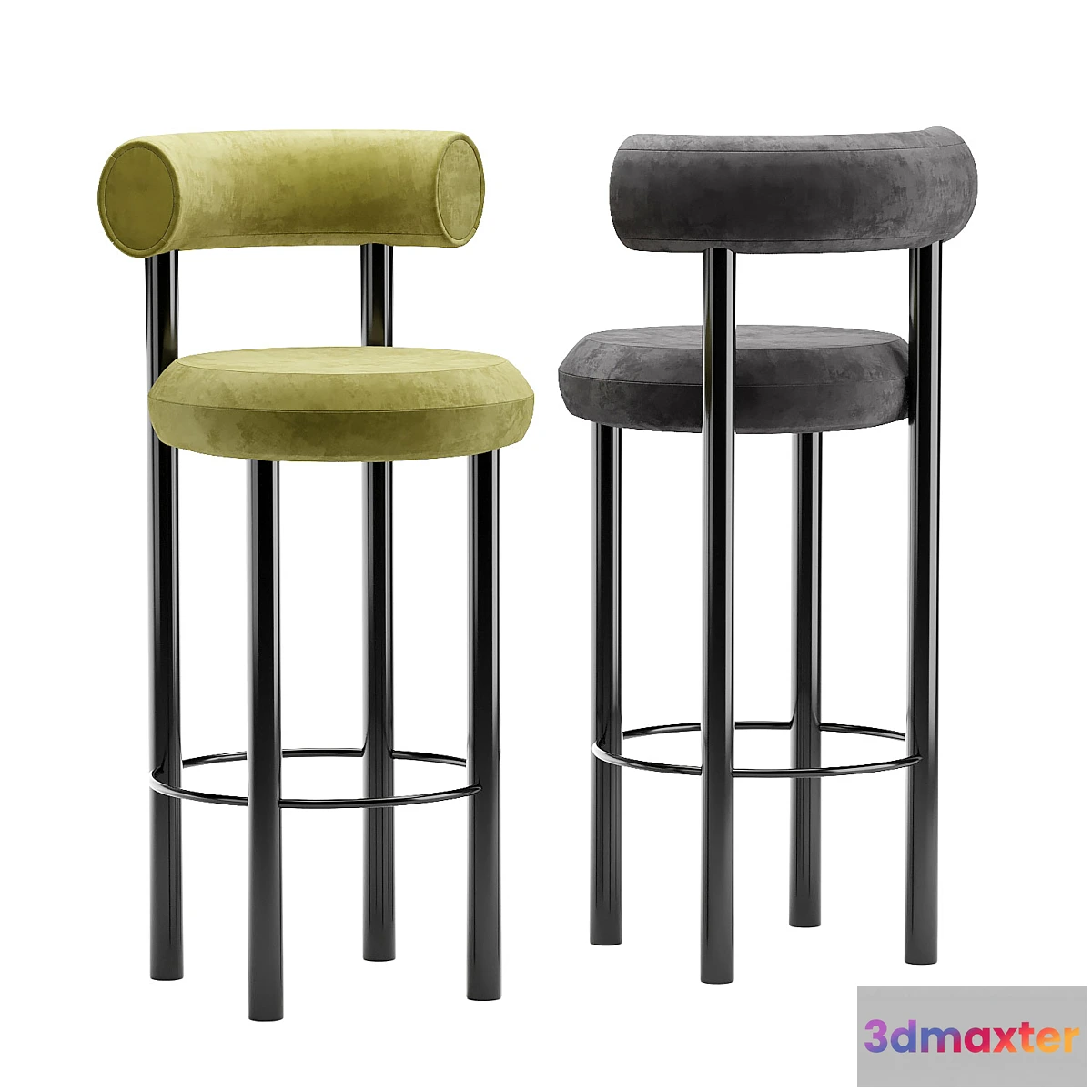 1328145 - Tom dixon fat bar stool 3D Max
