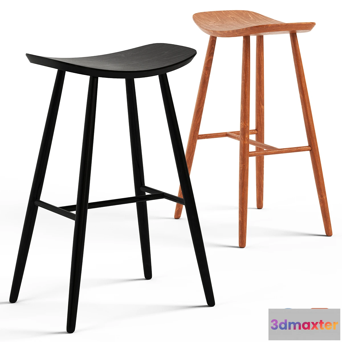 1329302 - Cult Living Hatton Bar Stool 3D Max