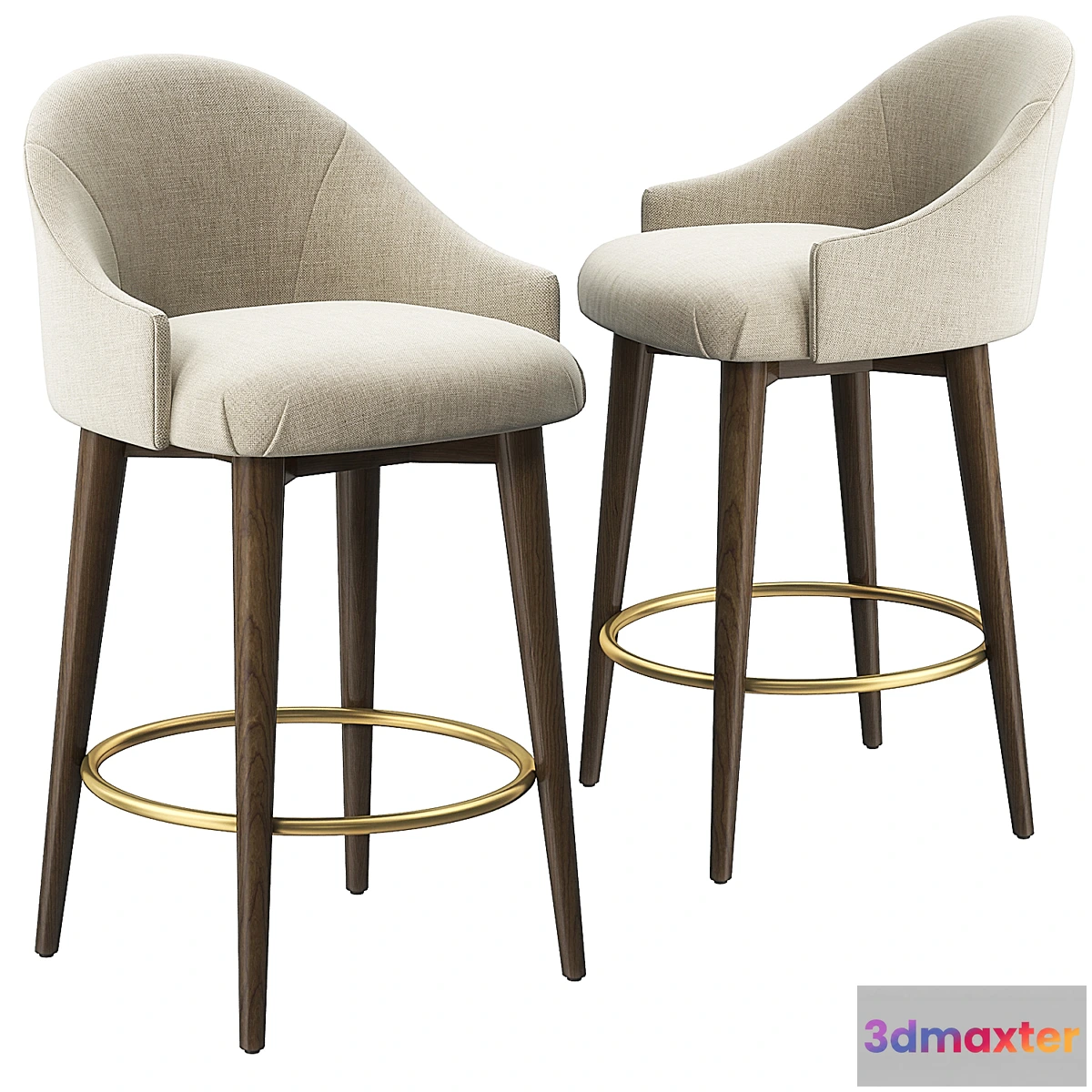 1333534 - Marilyn barstool 3D Max