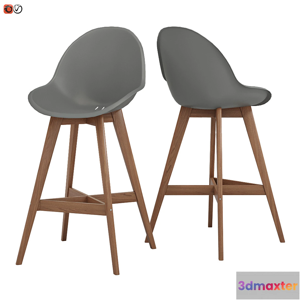 1334673 - Bar stool IKEA FANBYUN 3D Max