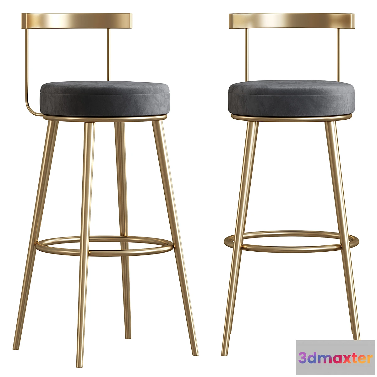 1335687 - Teashop bar stool 3D Max
