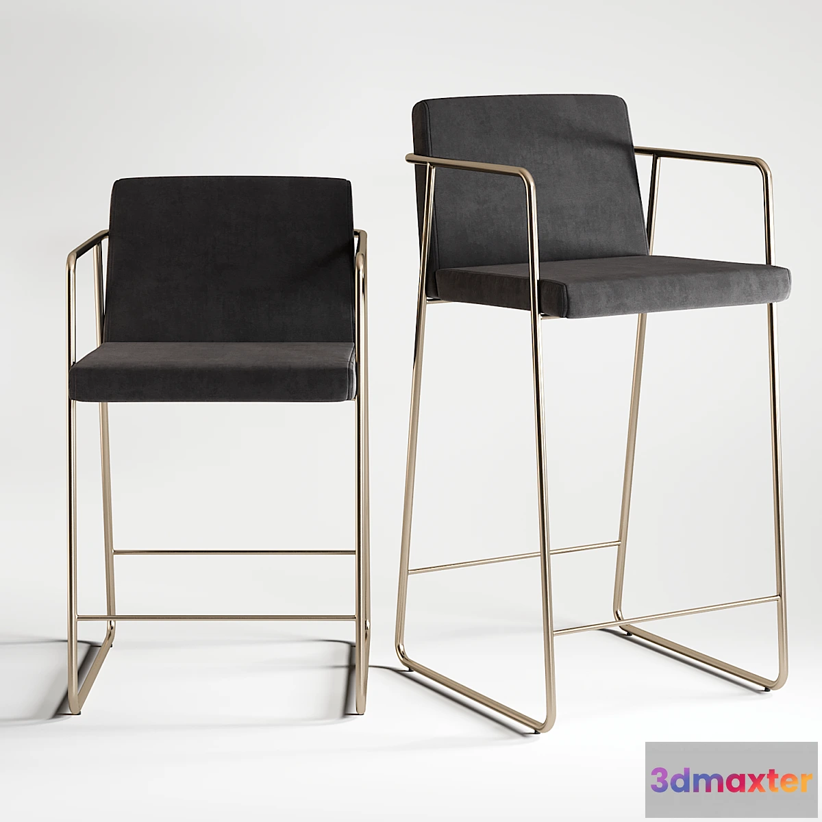 1336140 - Bar stool rouka 3D Max