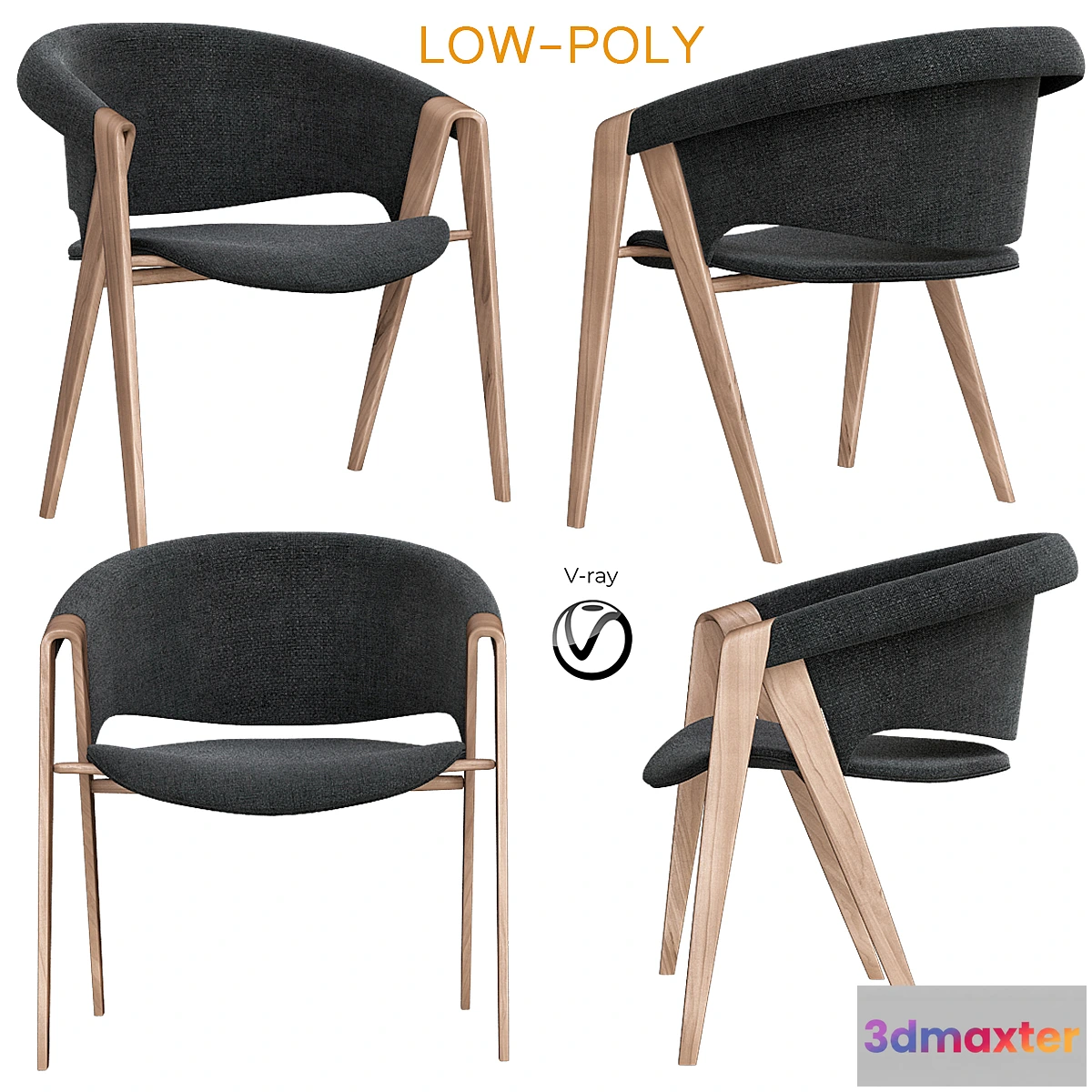 1338274 - Voglauer SPIRIT Chair (low poly) 3D Max