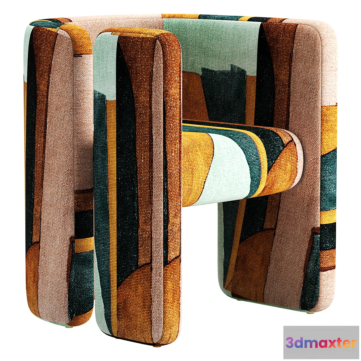 1338362 - Fairfax Chair - Left Hand Facing - No.2 3D Max