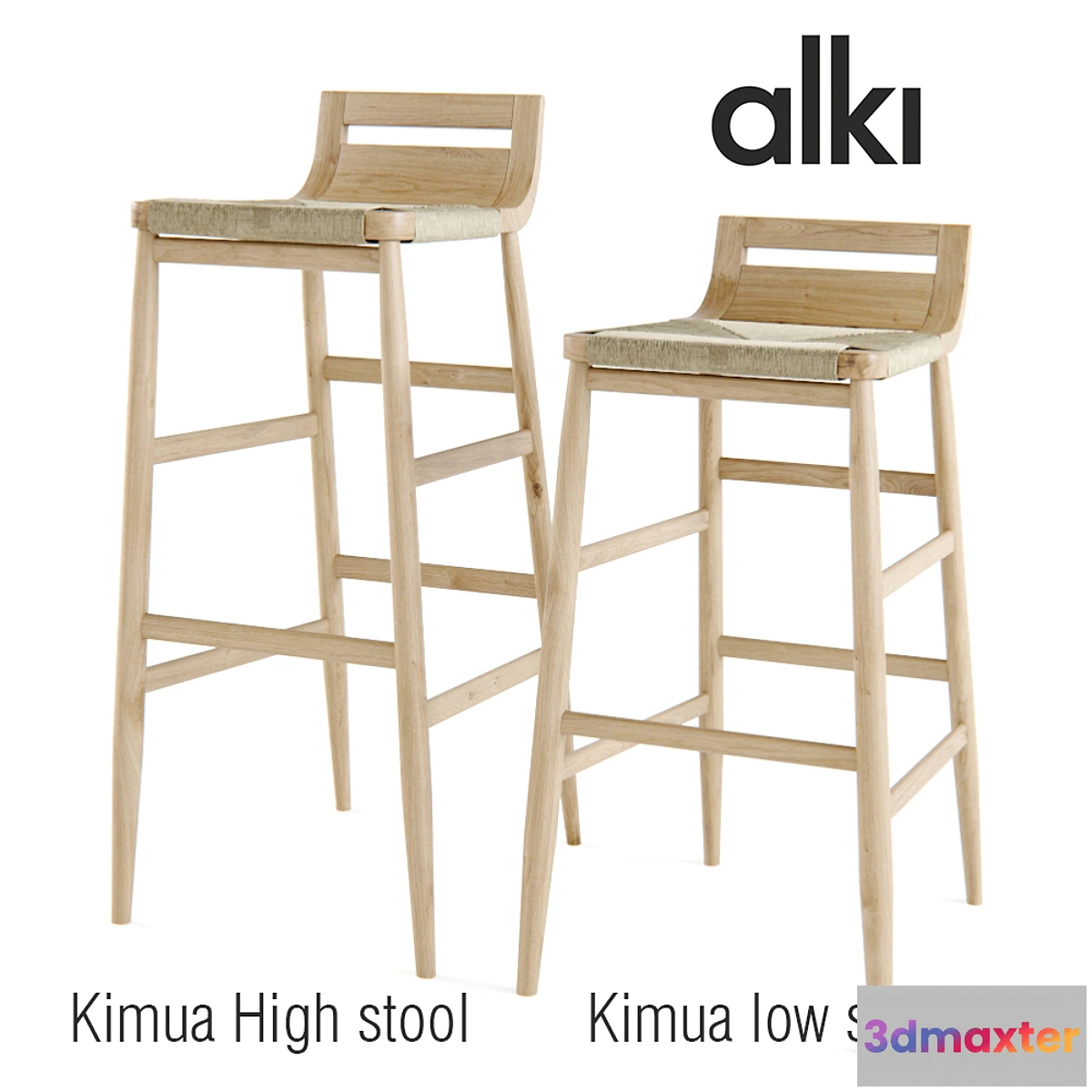 1340030 - Alki - Kimua Stool 3D Max