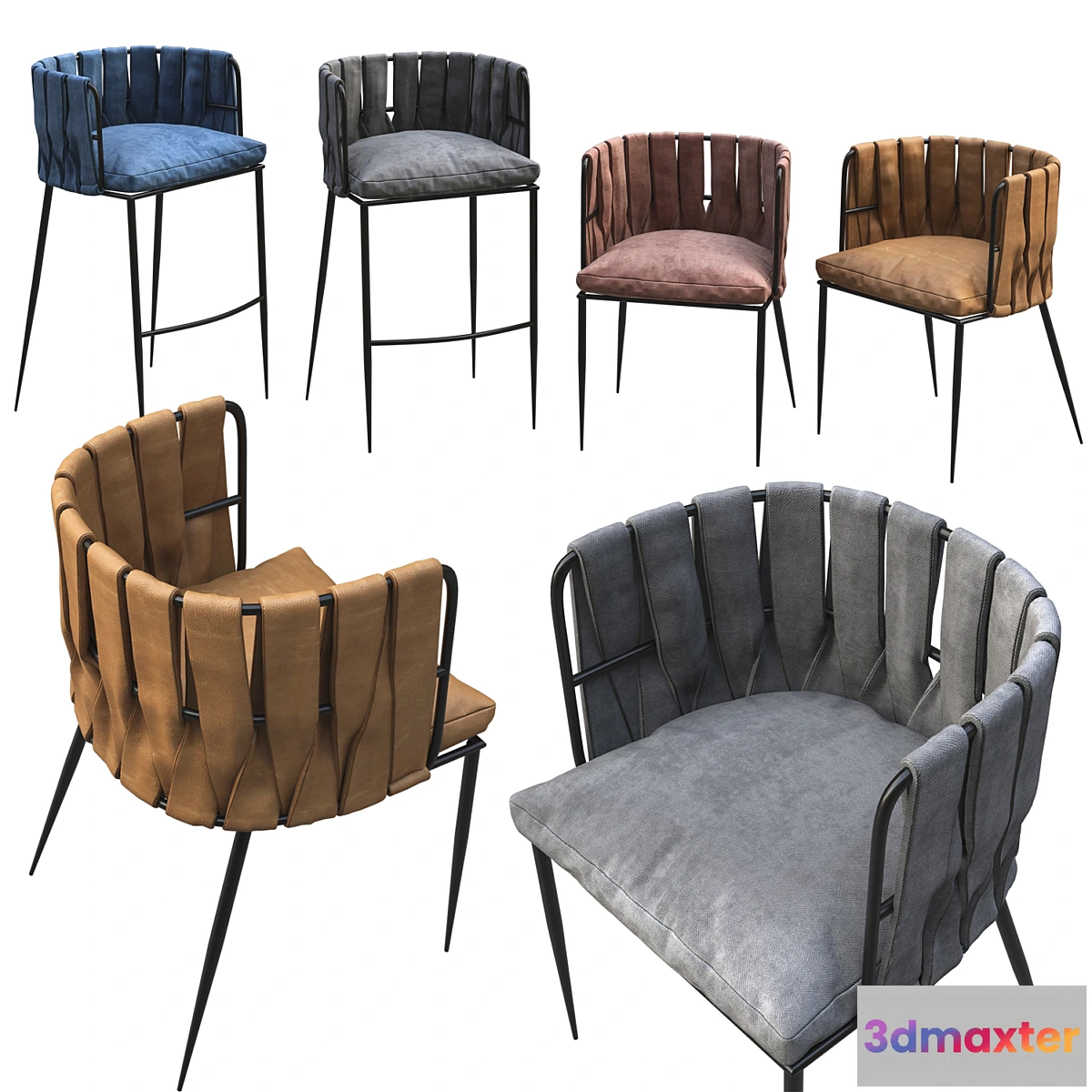 1340464 - LoftDesign chair set 3D Max