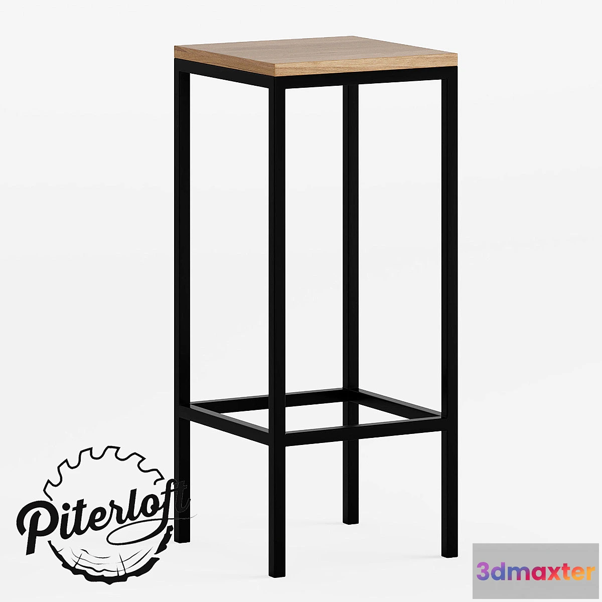 1340813 - Bar stool Forest in loft style 3D Max