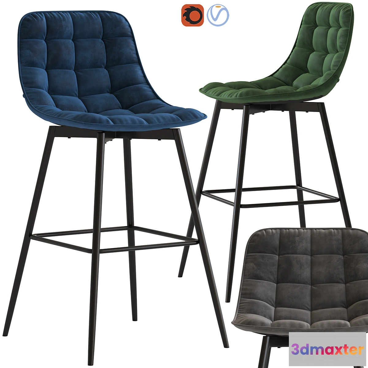 1341447 - Home republic montreal stool 3D Max
