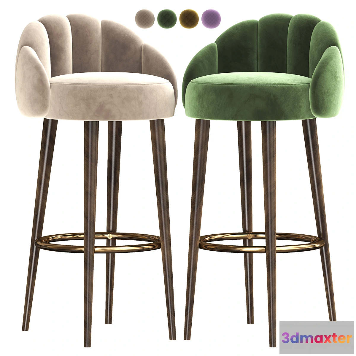 1341645 - Munna OLYMPIA BAR STOOL 3D Max