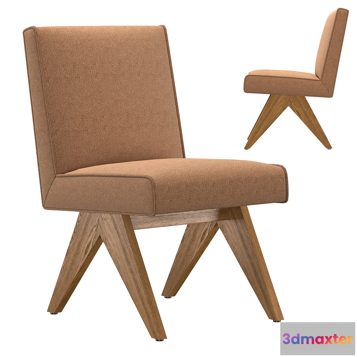 1343641 - JAKOB FABRIC DINING SIDE CHAIR 3D Max