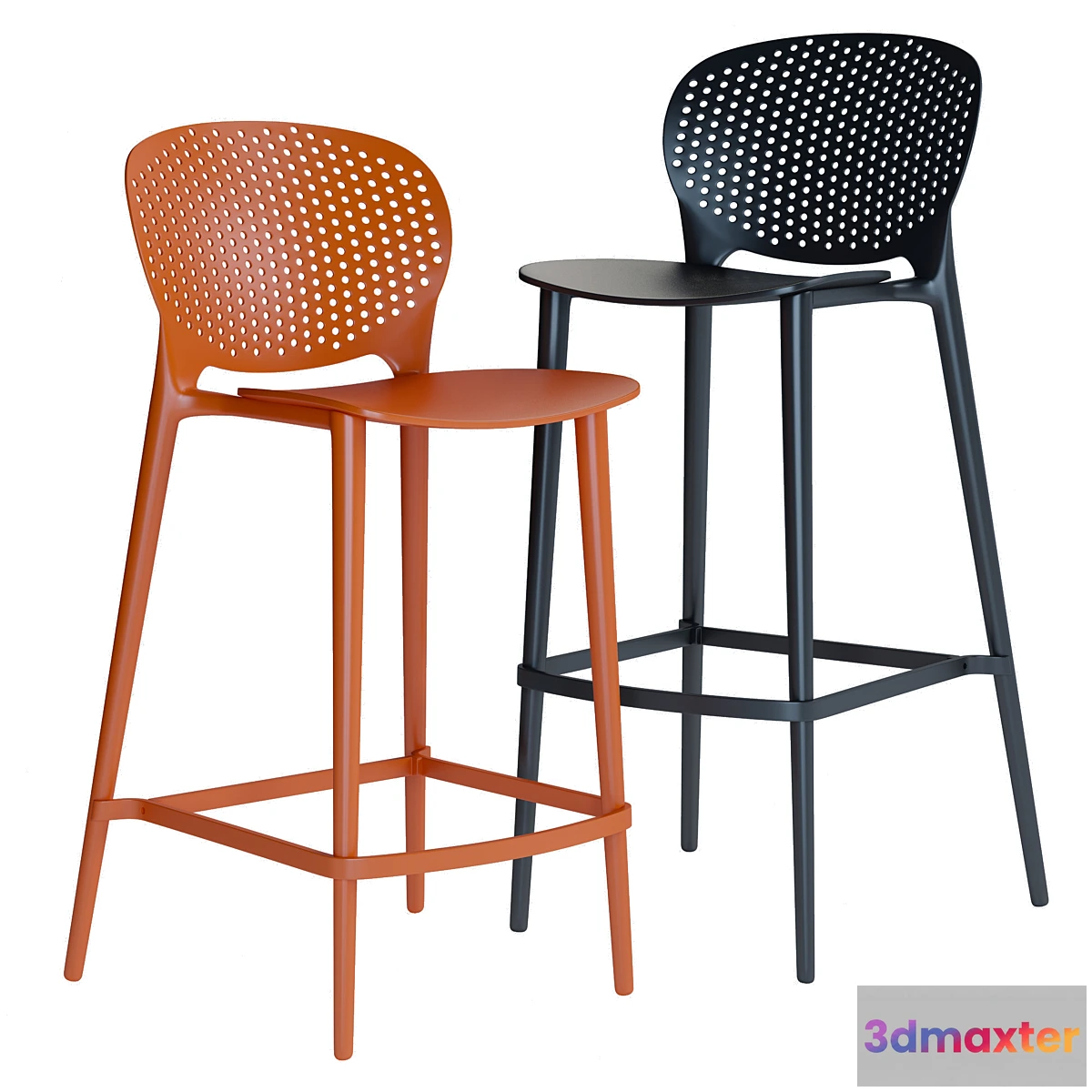 1343732 - Hoogar Pongo Bar Stool 3D Max