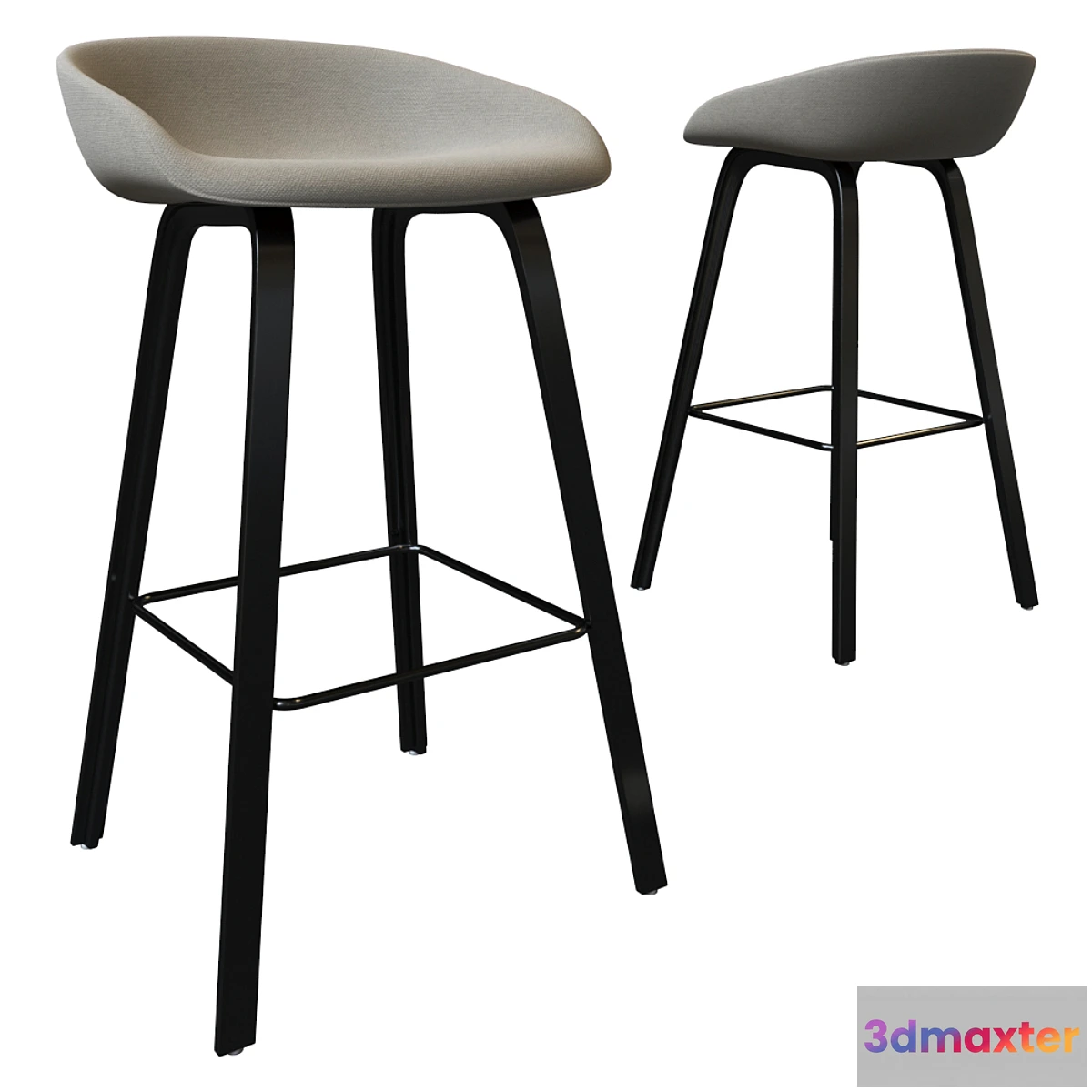 1344394 - Bar stool - No.8 3D Max